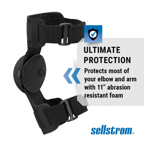Vista 2 de Sellstrom ArmorPro - Coderas tácticas – Protección profesional para codos y brazos para soldadura, molienda – para hombres y mujeres