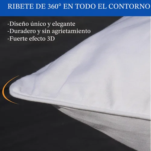 Vista 5 de Protectores de almohada con cremallera, tamaño estándar, fundas de almohada 100% algodón para cabello y piel, protector de almohada suave y cómodo