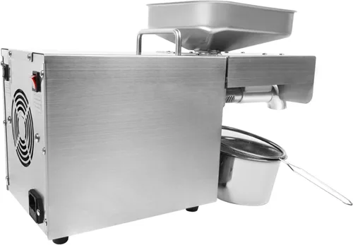 Vista 7 de Máquina automática de prensa de aceite de 1500 W Control de temperatura de acero inoxidable Prensadora de aceite Extractor de aceite alto Expulsor