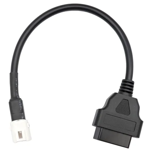 Vista 7 de GXARTS Cable de diagnóstico de 4 pines a OBD2 compatible con Yamaha FJR FZ09 FZ10 MT07 MT09 MT10 R1 R6 TMAX 530 XSR 700 900 XT1200ZE 4 pines OBDII