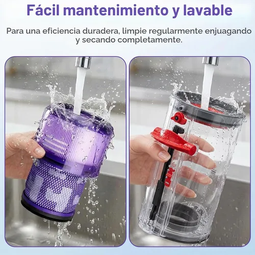 Vista 6 de Lemige V11 V15 filtro de vacío contenedor de polvo de repuesto para Dyson