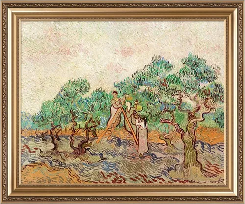 Vista 24 de IPIC - Campo de trigo con cuervos, reproducción artística de Vincent Van Gogh. Lienzo de giclée para decoración del hogar 10#F (20 x 16)