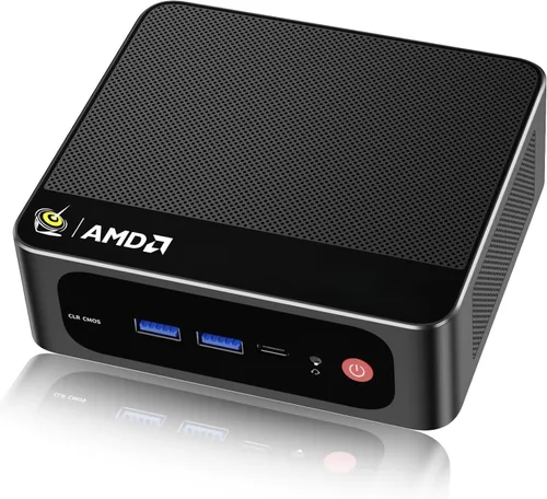 Vista 14 de Beelink Mini PC SER3, AMD Ryzen 3 3200U (hasta 3.5 GHz), 8 GB DDR4 256 GB SSD, mini computadora de escritorio compatible con pantalla HDMI dual 4K