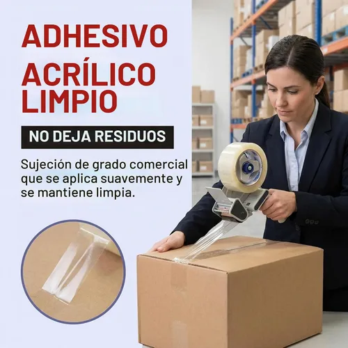 Vista 9 de Cinta adhesiva de embalaje Tape Logic, resistente de 2 pulgadas x 55 yardas, transparente (paquete de 1) Rollo de cinta adhesiva de embalaje