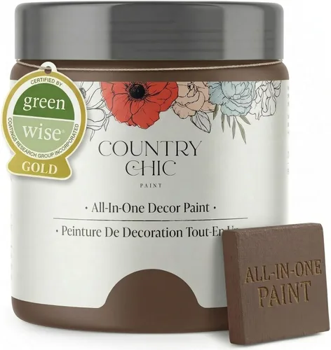 Vista 120 de Country Chic - Pintura a la tiza todo en uno para muebles y armarios, ecológica, acabado mate, con primer y sellador, para madera y metal, Alchemist