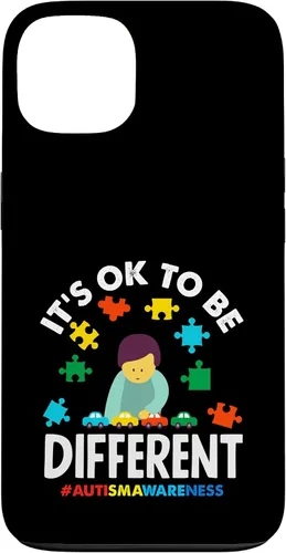 Vista 7 de Ok to Be Different Autism Awareness Puzzle Piece Ribbon Case para iPhone 17