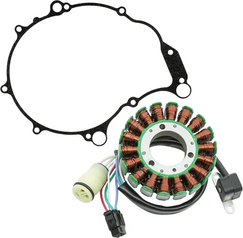 Vista 5 de Caltric Estator y junta compatibles con Yamaha Raptor 660R Yfm660R 2001 2002 2003 2004 2005 ATV Nuevo