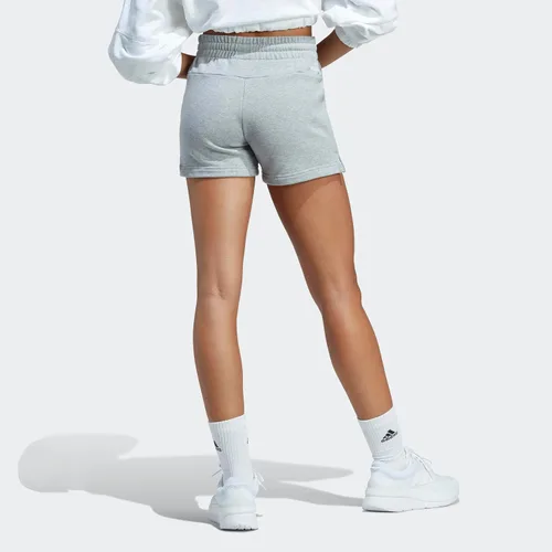 Vista 5 de adidas Pantalones cortos lineales de rizo francés Essentials de talla grande para mujer