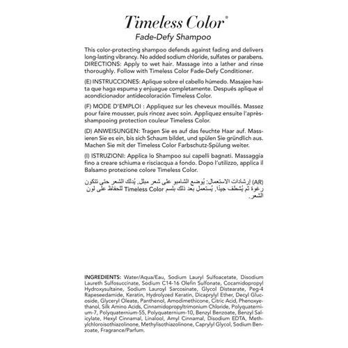 Vista 2 de Keratin Complex Timeless Color Fade-Defy Shampoo 1
