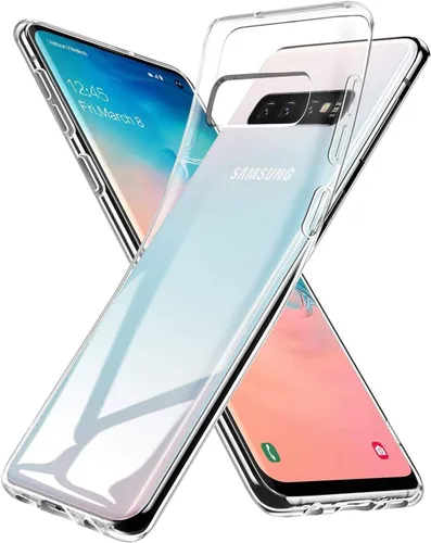 Vista 61 de Funda transparente para Samsung S23 5G, funda protectora de silicona transparente a prueba de golpes, funda protectora de TPU transparente