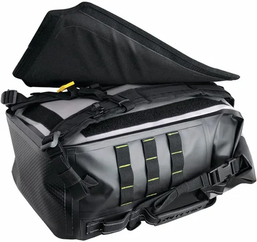 Vista 8 de Nelson-Rigg Mochila impermeable Hurricane/paquete de cola, Negro/Gris, 30 litros