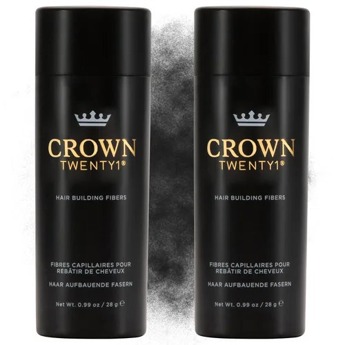 Vista 6 de CROWN Fibras para la construcción del cabello (0.99 oz), cubren instantáneamente el cabello fino y adelgazante para un aspecto más grueso