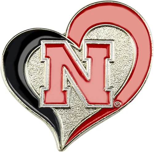 Vista 40 de aminco NCAA - Pin de corazón de remolino unisex