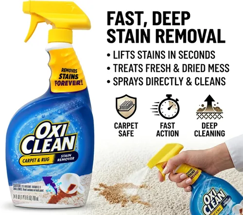 Vista 3 de Quitamanchas para alfombras OxiClean - 24oz
