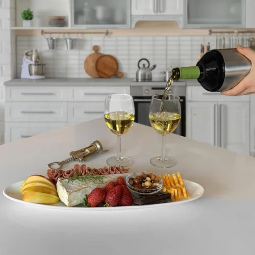 Vista 4 de Enfriador de botellas de vino • Mantiene el frío durante 5 horas • Se adapta a la mayoría de botellas de vino • Enfriador Koozi de vino con doble