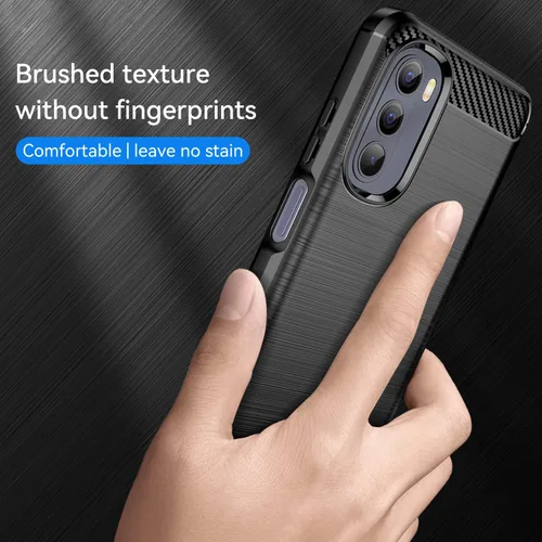 Vista 4 de Funda para teléfono Motorola Moto G Stylus 2022 4G, a prueba de golpes, resistente a los arañazos, TPU suave, para Moto G Stylus 2022 4G, color negro