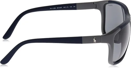Vista 3 de POLO RALPH LAUREN Men's Ph4155 Rectangular Sunglasses