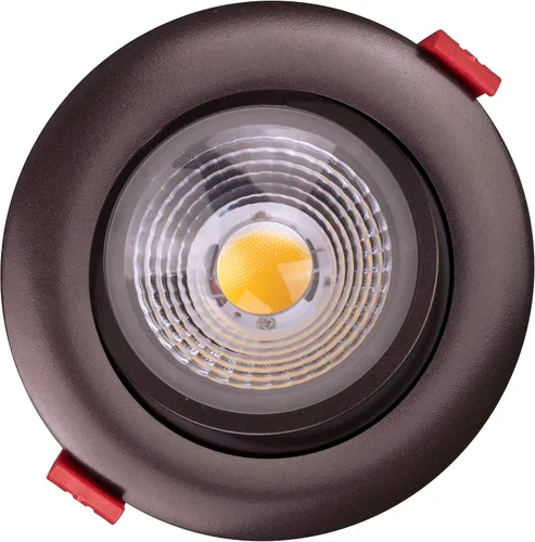 Vista 7 de NICOR Lighting - Foco empotrable LED cardán de 4 pulgadas en bronce aceitado, 5000 K (DGD411205KRDOB)