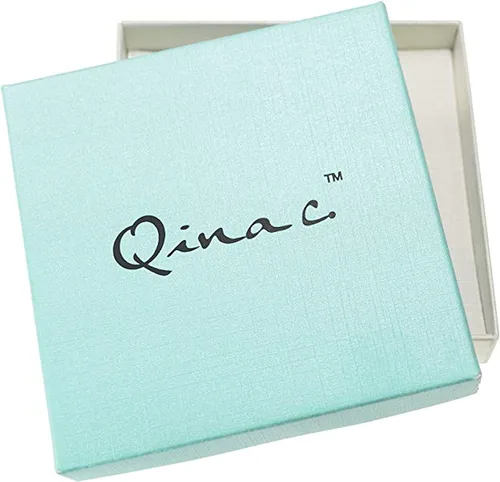 Vista 4 de Qina C Pulsera ajustable de plata de ley con dije colgante de hoja de corazón para madre e hija, Plata de ley Plata