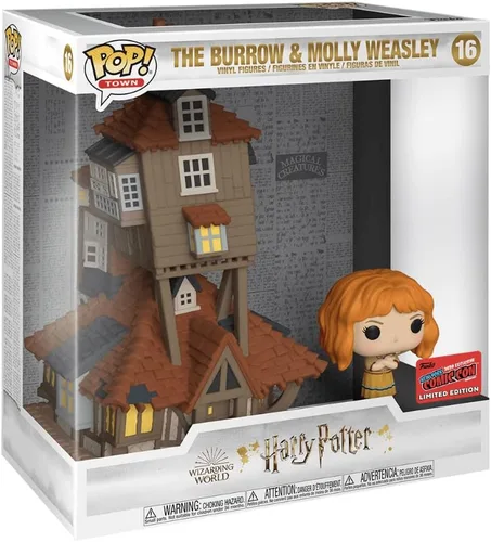 Vista 4 de Funko Pop! Town: Harry Potter The Burrow y Molly Weasley Funko Pop! Figura de vinilo