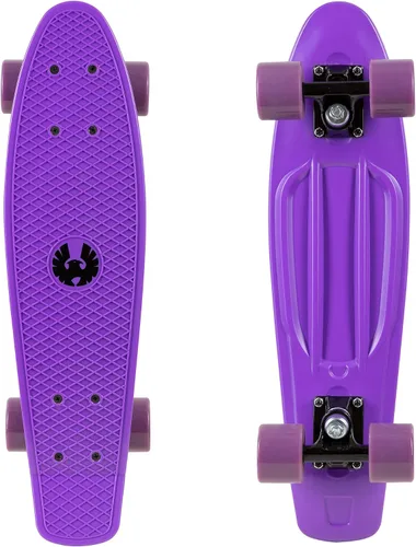 Vista 7 de Rekon Monopatín completo de plástico Mini Cruiser de 22" Negro