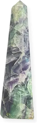 Vista 14 de WholesaleGemShop - Torre de obelisco de piedras preciosas de 3 pulgadas, faceta gigante, cristal de roca de Aura Rock Natural pulido Earth Wand