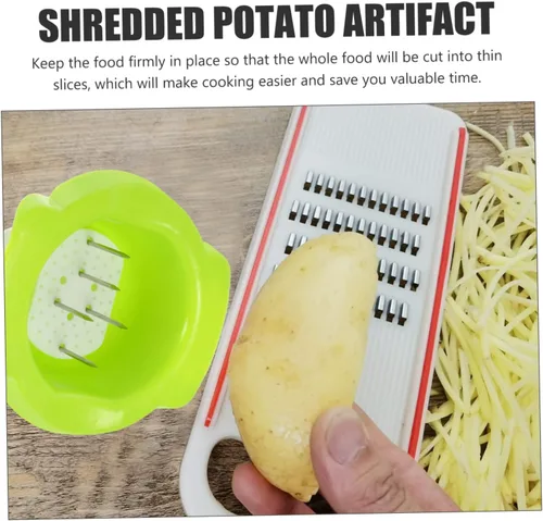 Vista 6 de BESTOYARD 9 piezas de protector de manos de verduras para cortar alimentos, mandolina, protector de dedos para cortar Mandalin, cortador
