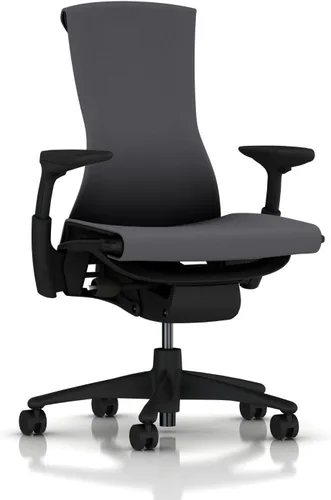 Vista 12 de Herman Miller Embody Silla Ergonómica de Oficina Brazos Totalmente Ajustables y Ruedas para Alfombra Negro Balance