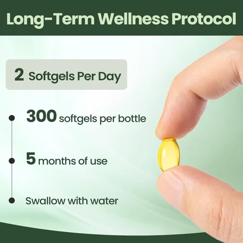 Vista 3 de Oil of Oregano with Black Seed Oil 300 Softgels