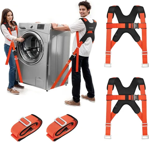 Vista 13 de Ytonet Correas móviles, correas de elevación para muebles de movimiento, sistema de elevación y movimiento de hombros para 2 personas