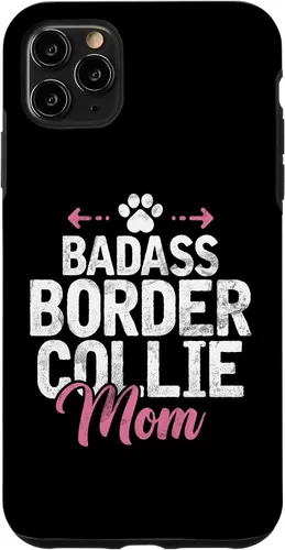 Vista 11 de Funda para iPhone 15 Badass Border Collie Mom