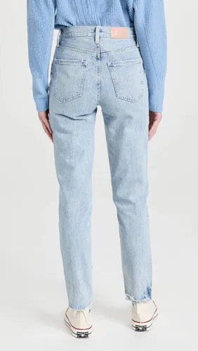 Vista 3 de Pistola Denim Jeans Presley de tiro alto para mujer