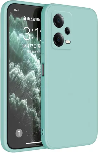 Vista 9 de Funda de silicona TPU compatible con Redmi Note 12 Pro 5G (6.67 pulgadas), funda de funda, color blanco antiguo