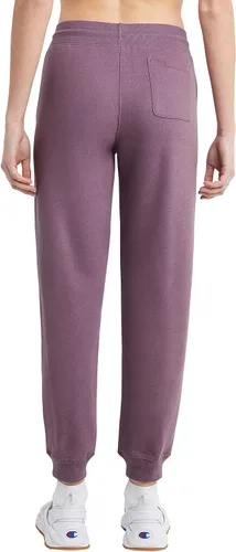 Vista 2 de Champion Pantalones deportivos de tejido inverso para mujer, pantalones deportivos de forro polar para mujer, pantalones deportivos de algodón
