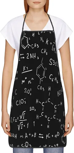 Vista 2 de Science Chemistry Equation The Lace Apron, Innovative Lace Design, And Durable Waterproof Effect Make It Very Popular Unisex