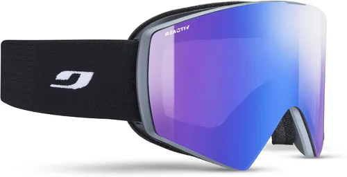 Vista 10 de Julbo Gafas de nieve Razor Edge para hombres y mujeres con lente fotocromática REACTIV para esquí y snowboard, 100% protección UV
