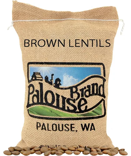 Vista 9 de Palouse - Lentejas pequeñas color marrón • Pardina o marrón español • Proyecto sin OMG verificado • 5 libras • 100% no irradiado • Certificado