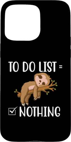 Vista 30 de To Do List - Sleeping Sloth Wildlife Animal Lover Zookeeper Case for iPhone 15