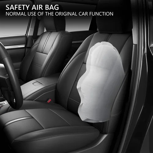 Vista 2 de Xipoo Funda para Asiento de 8 Plazas Compatible con Protector de Asiento de Coche para Toyota Highlander 2014-2019 Reemplazo para Accesorios