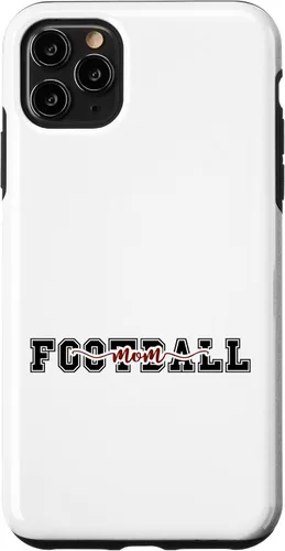 Vista 13 de Proud Football Mom Game Day Varsity Script Style Case for iPhone 17
