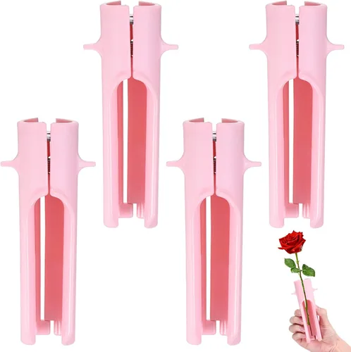 Vista 8 de M METERXITY Paquete de 1 herramienta peladora de espinas de rosas, pelador de espinas de hojas de tallo de rosa de metal para ramos, ramas