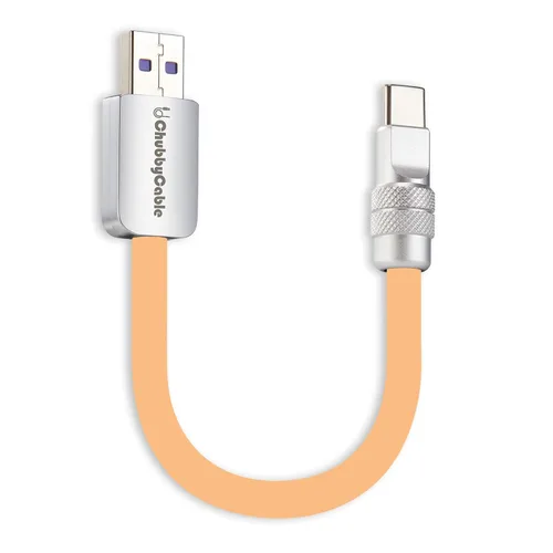 Vista 26 de chubbycable Cable corto USB C a C de 240 W, color naranja, 20 pulgadas Para iPhone 18/17/16/15 Series, MacBook Pro/Air, Galaxy S26/S25/S24, cable