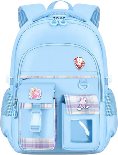 Vista 10 de Linda mochila kawaii para adolescentes y niñas, mochila kawaii para estudiantes de escuela primaria, escuela secundaria, mochila de viaje estética