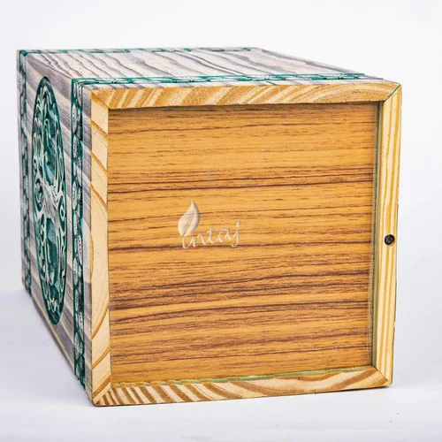 Vista 3 de Urna de palisandro hecha a mano para cenizas humanas, urnas de madera para adultos del árbol de la vida hechas a mano, urna de cremación fúnebre