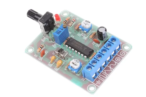 Vista 2 de NOYITO Generador de señal de función ICL8038 DC12V 50 a 5KHz onda sinusoidal triángulo onda cuadrada generador de señal