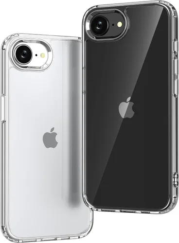 Vista 40 de ONES Funda delgada transparente para iPhone 8 Plus/7 Plus, PC + TPU híbrido, protección contra caídas de grado militar [antiamarillamiento], funda