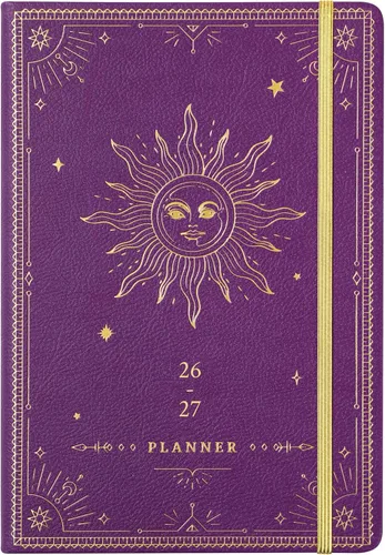 Vista 23 de Agenda 2026 – Agenda 2026, enero 2026 – diciembre 2026, 5.75 x 8.25 pulgadas, planificador semanal y mensual 2026, planificador de piel sintética 26