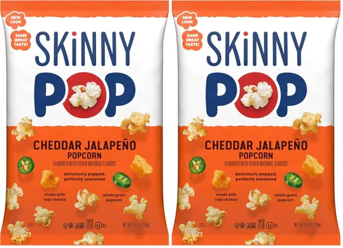 Vista 23 de SkinnyPop Palomitas de maíz, lima de aguacate, aperitivo de grano entero, aperitivo sin lácteos, bolsa de 4.4 onzas