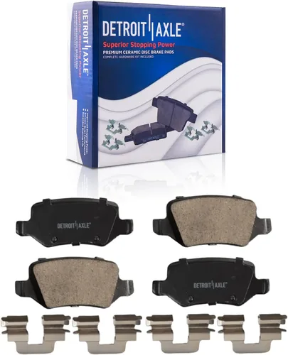 Vista 92 de Detroit Axle - Pastillas de freno para Avalanche Express Suburban Savana Yukon XL 1500 Chevy Tahoe GMC Cadillac Escalade, Pastillas de freno