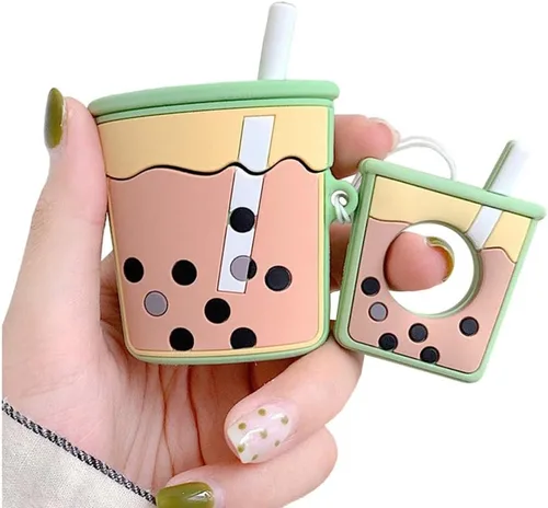 Vista 12 de UnnFiko Funda para Airpods Pro, funda protectora de silicona suave de dibujos animados 3D, linda funda creativa de carga para Airpods Pro con Z Huevo